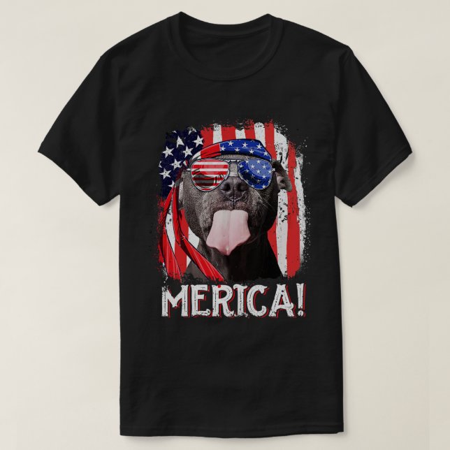 Camiseta Dog America (Diseño del anverso)
