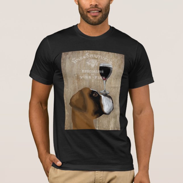 Camiseta Dog Au Vin Boxer (Anverso)