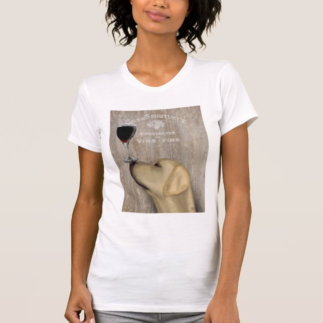 Camiseta Dog Au Vin Yellow Labrador (Anverso)