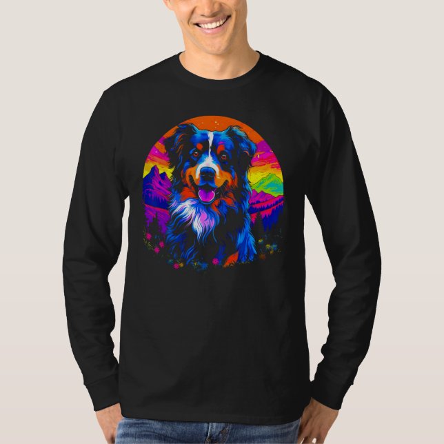 Camiseta Dog Australian Shepherd Puppy (Anverso)