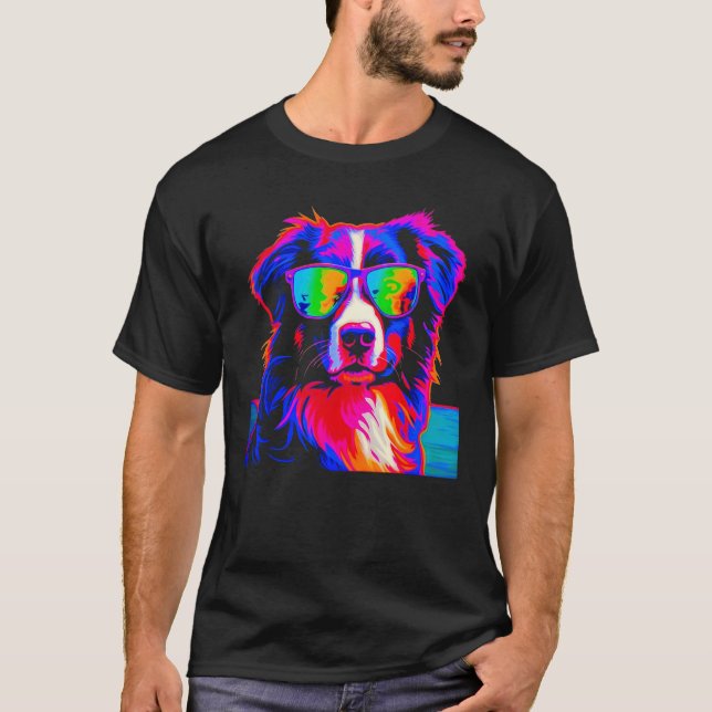 Camiseta Dog Australian Shepherd Summer (Anverso)