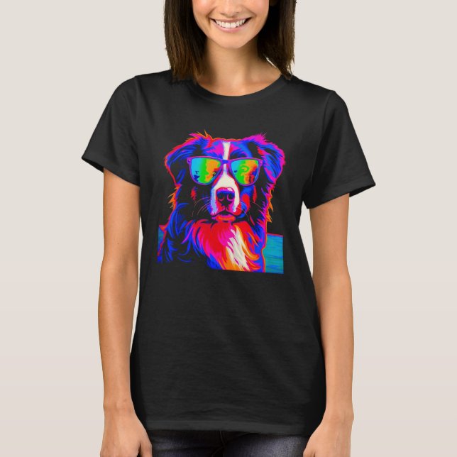 Camiseta Dog Australian Shepherd Summer (Anverso)
