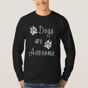 Camiseta Dog Awesome Puppy Smart Doggo Cute Doggy Manes Mej