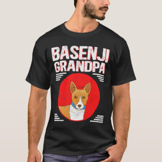 Camiseta Dog Basenji Mens Basenji Abuelo Dueño de Perro Bas