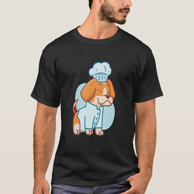 Camiseta Dog Beagle Chef Cook Kitchen Food Beagle Owner (Anverso)
