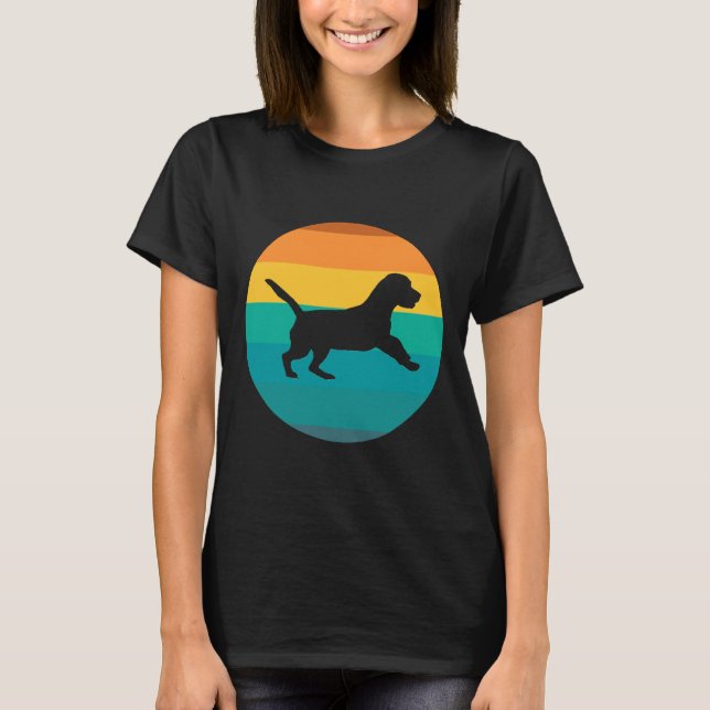 Camiseta Dog Beagles Vintage Retro Beagle (Anverso)