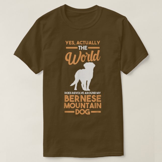 Camiseta Dog Bernese Mountain  (Diseño del anverso)