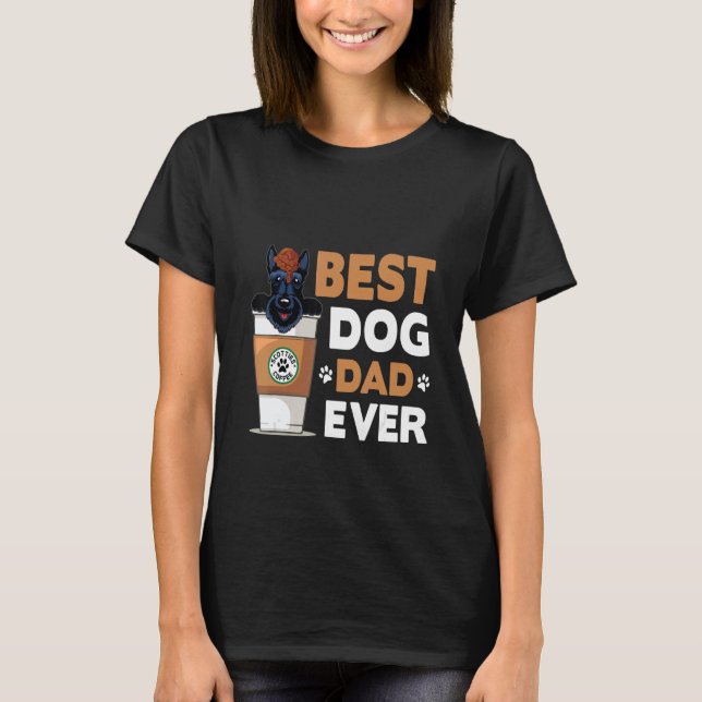 Camiseta Dog    Best Dog Dad Ever (Anverso)