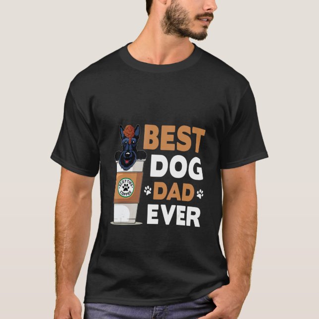 Camiseta Dog    Best Dog Dad Ever (Anverso)