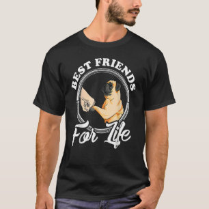 Camiseta Dog Best Friends Pugs For Dad Boys Animal