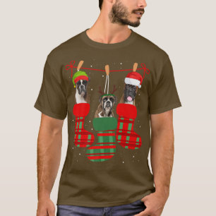 Camiseta Dog Boer Christmas Socks Funny Xmas Pajama Pet Pup