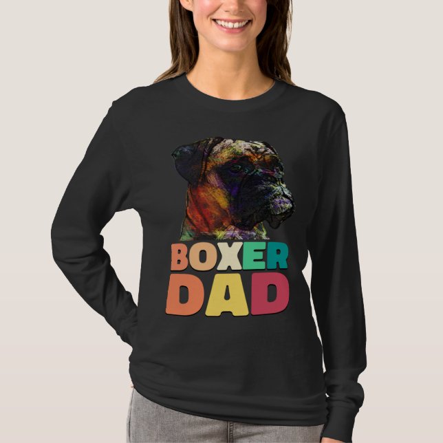 Camiseta Dog Boxer Dad Boxer Owner (Anverso)