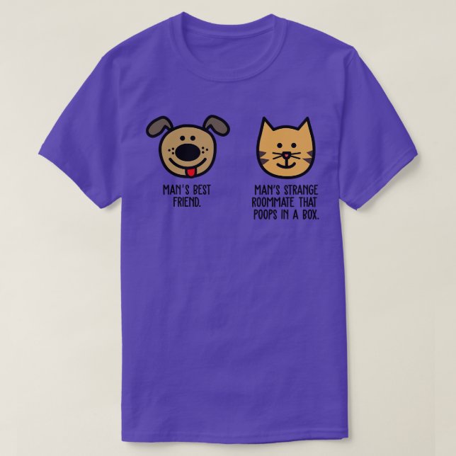 CAMISETA DOG CAT (Diseño del anverso)