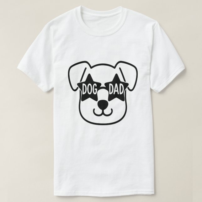 Camiseta Dog Dad (Diseño del anverso)