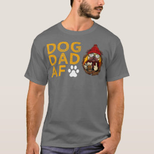Camiseta Dog Dad AF Funny Mascota Dueño Animal Lover Dog Pa