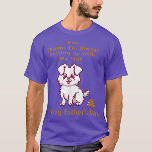 Camiseta Dog Dad Happy Fathers Day Funny Puppy Lover Papa P