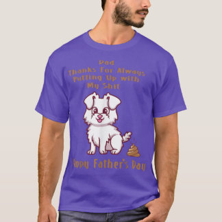 Camiseta Dog Dad Happy Fathers Day Funny Puppy Lover Papa P