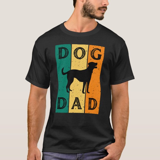 Camiseta Dog Dad Retro Dog Lover (Anverso)