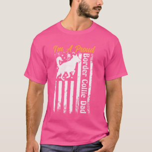 Camiseta Dog Dad Soy una ORGULLOSA COLIE FRONTERIZA DAD USA