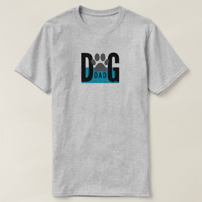 Camiseta Dog Dad T-Shirt (Diseño del anverso)