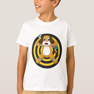 Camiseta Dog Darts Dart Dartboard