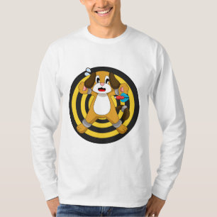 Camiseta Dog Darts Dart Dartboard