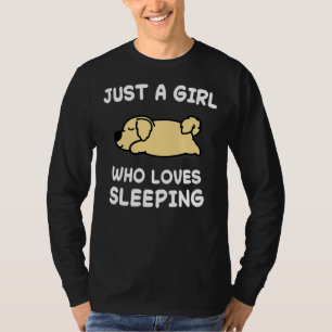 Camiseta Dog Dogs Golden Retriever Nap Sleeping