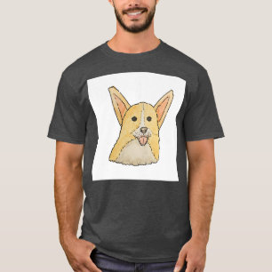 Camiseta Dog Drawing Corgi Puppy Owner Print Decor Gift568