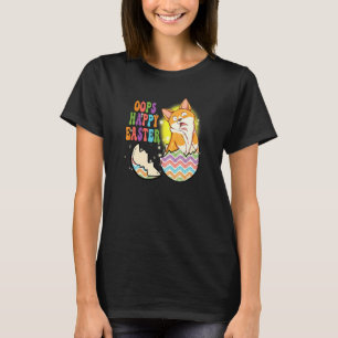 Camiseta Dog Easterday Happy Bunny Egbit Rabbit Corgi