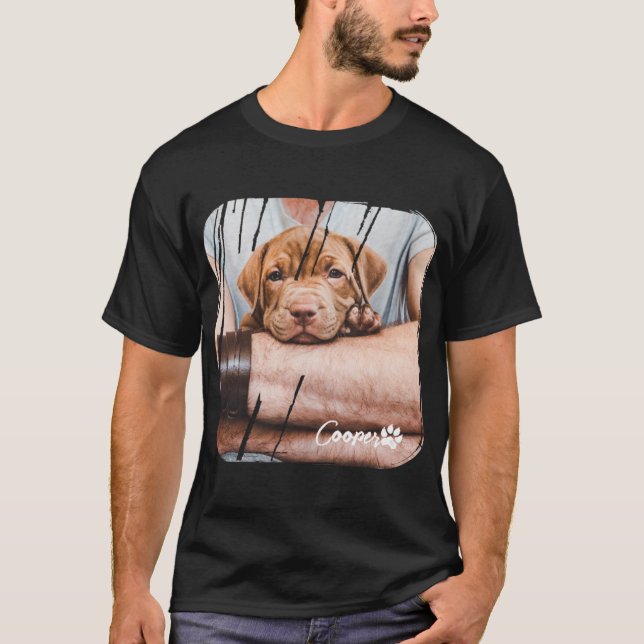 Camiseta Dog Ever Pets Modern Nge Cool Photo Paw T Shirt  (Anverso)