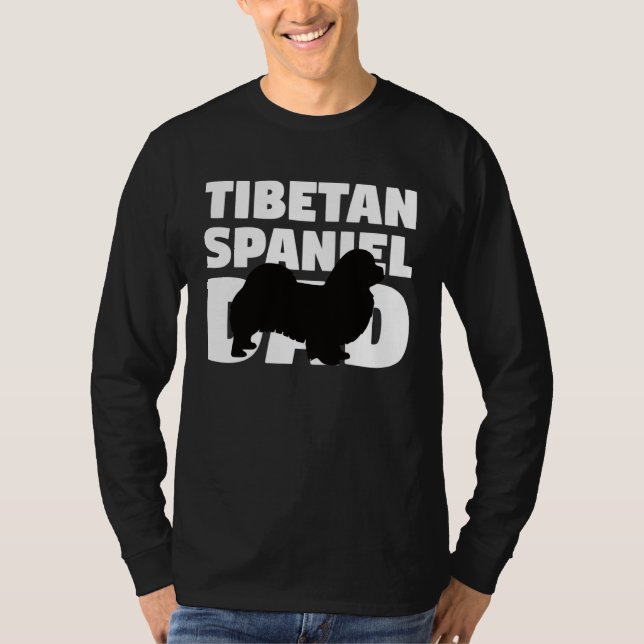 Camiseta Dog Father  Tibetan Spaniel Dad  Tibetan Spaniel (Anverso)