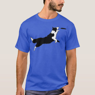 Camiseta Dog Fetch Frisbee Border Collie