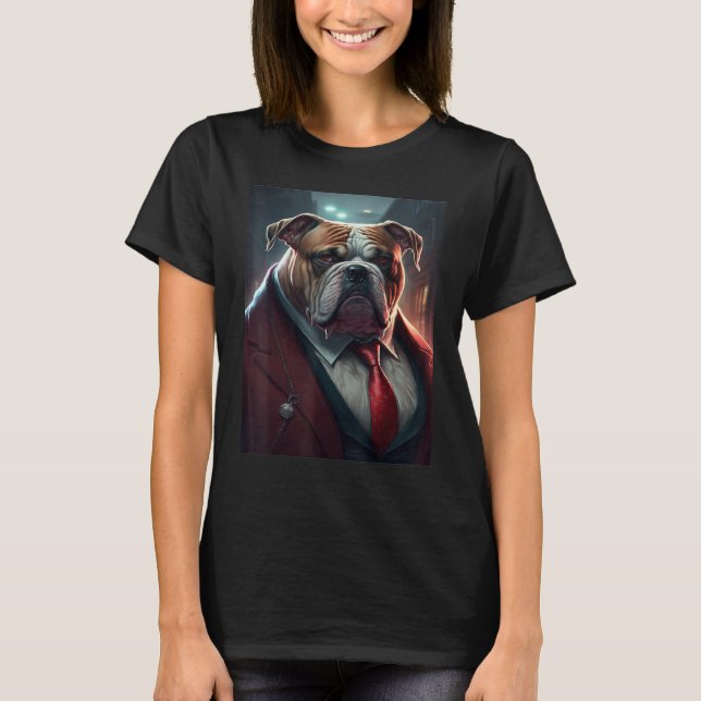 Camiseta Dog Gangster must love dogs (Anverso)