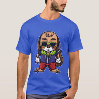 Camiseta Dog Gig Dog Doggy Puppy Mutt Boy amigo retro