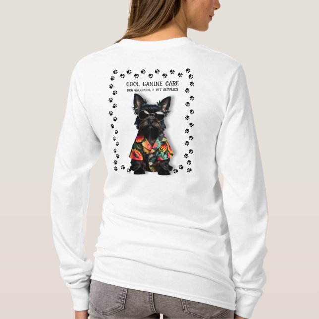 Camiseta Dog Groomer (Reverso)