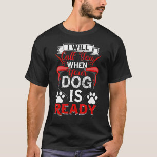 Camiseta Dog Groomer llama a Mascota Grooming Outfit Dog Ca