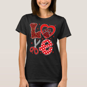 Camiseta Dog Groomer Shirt Dog Grooming Trajes Para Mujeres