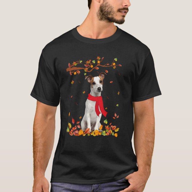Camiseta Dog Guay Jack Russell Terrier Acción de Gracias de (Anverso)