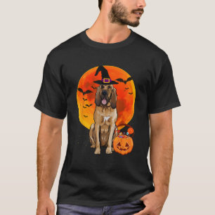 Camiseta Dog Halloween Bloodhound Jack O Lantern Pumpkin T