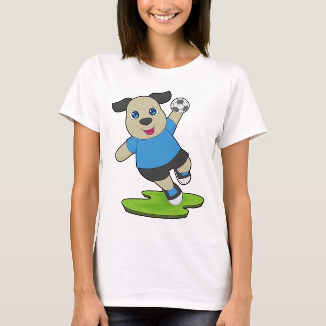 Camiseta Dog Handball player Handball Sports (Anverso)