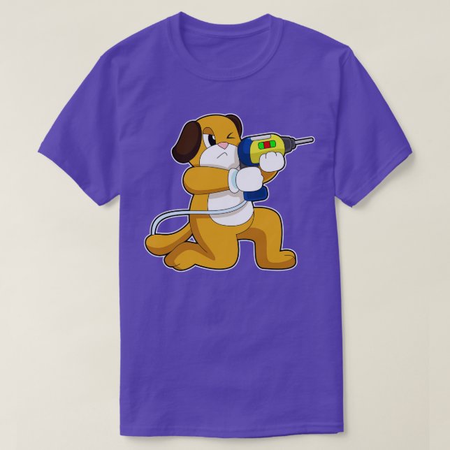 Camiseta Dog Handyman Drill (Diseño del anverso)