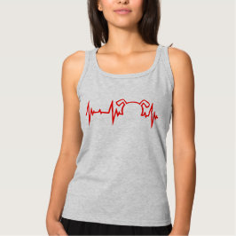 Camiseta Dog Heartbeat
