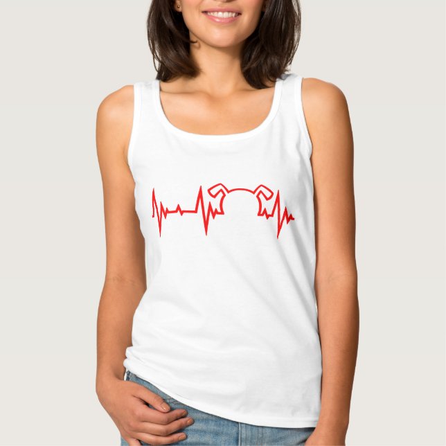 Camiseta Dog Heartbeat (Anverso)