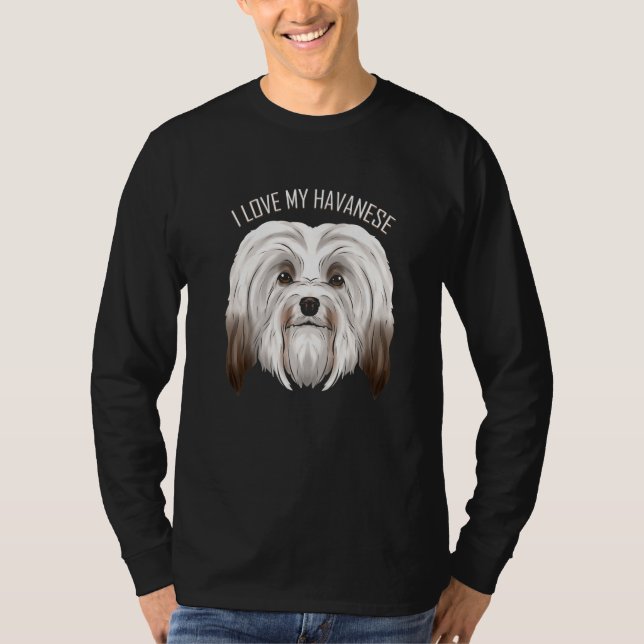 Camiseta Dog   I Love My Havanese (Anverso)