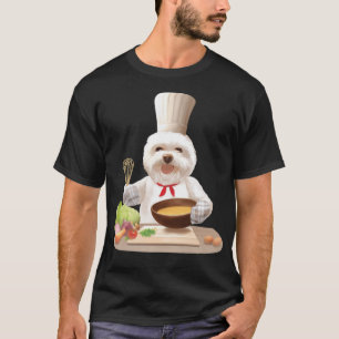 Camiseta Dog In Chef Gorra Cocina a los pájaros aaa