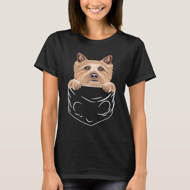 Camiseta Dog In Pocket Norwich Terrier  Dog (Anverso)