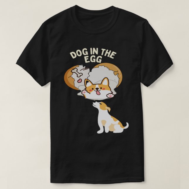 Camiseta Dog in the egg7 (Diseño del anverso)