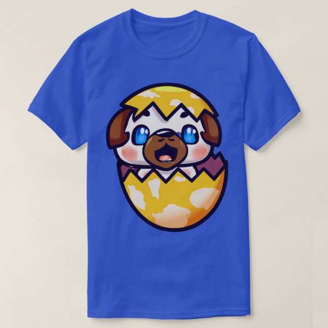 Camiseta Dog in the egg 39 (Diseño del anverso)