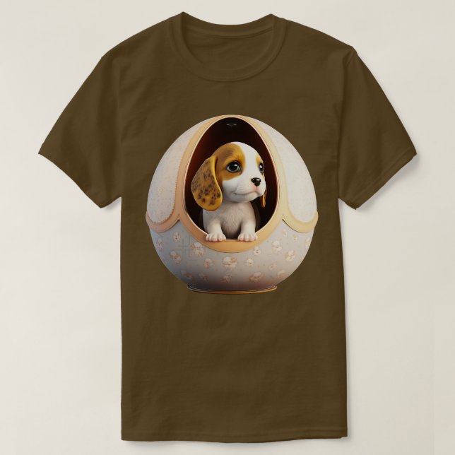 Camiseta Dog In The Egg No4 (Diseño del anverso)