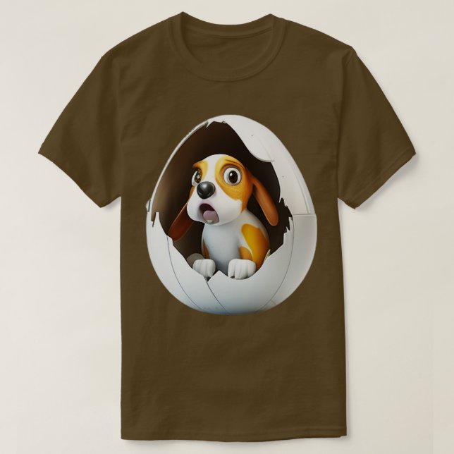 Camiseta Dog In The Egg Premium (Diseño del anverso)